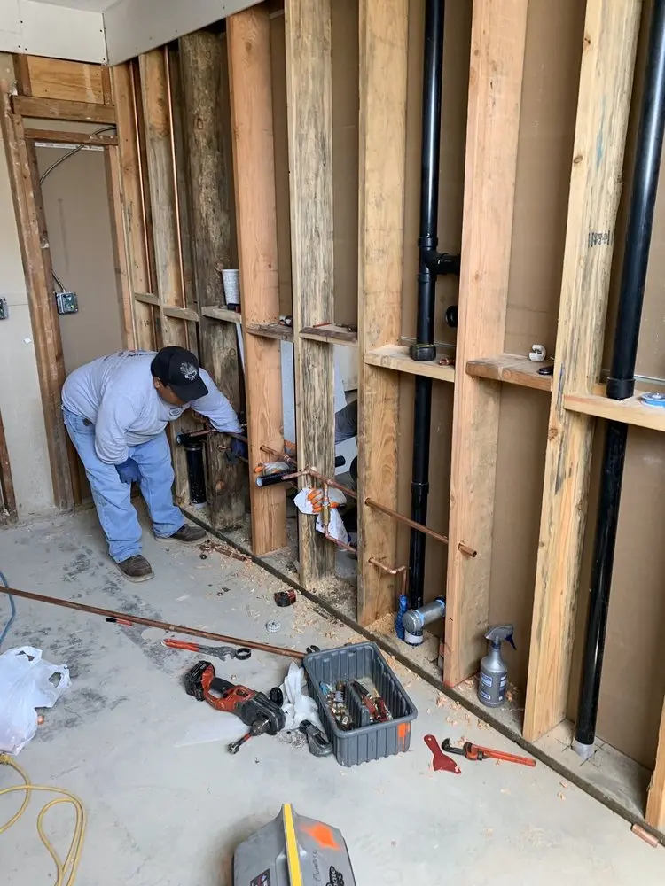 Commercial rough-in plumbing for Gas Line Repair in Hastings Center